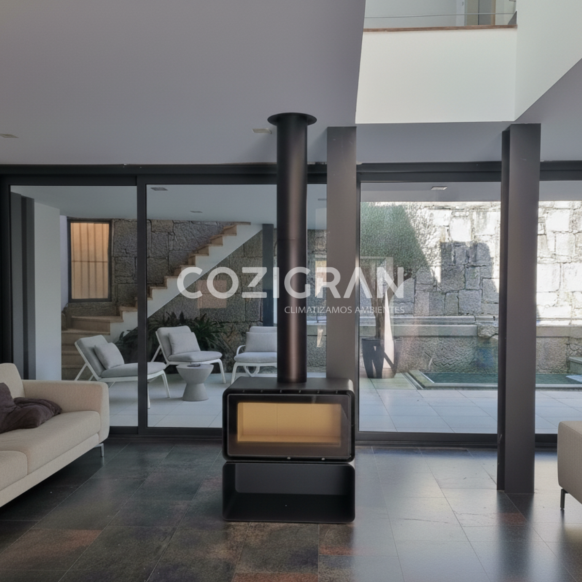 INSTALAÇÕES DE LAREIRAS EM VISEU – COZIGRAN 1