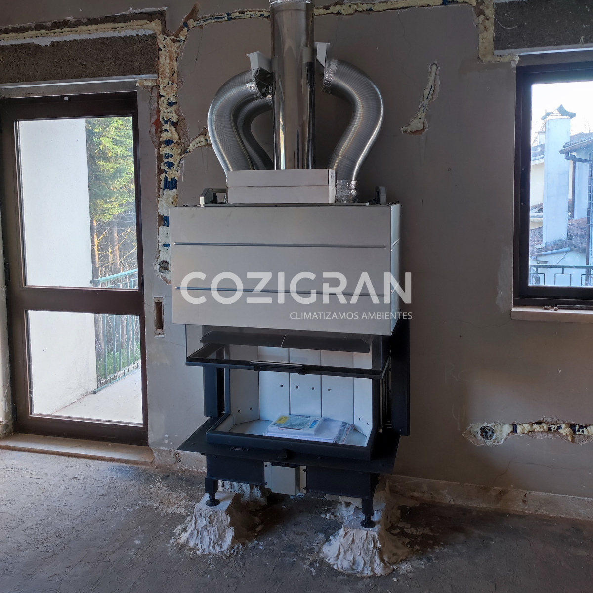INSTALAÇÕES DE LAREIRAS EM VISEU – COZIGRAN 70